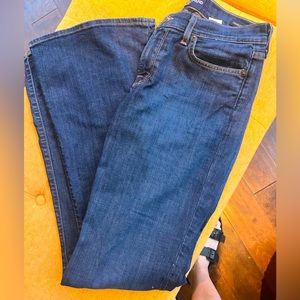 Lucky brand kick flare dark was jeans